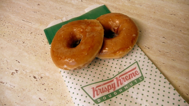 Krispy Kreme - schmecken immer noch besser als Dunkin' Donuts ;)