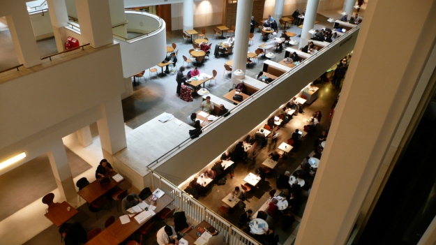 Café in der British Library